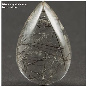 black tourmaline quartz