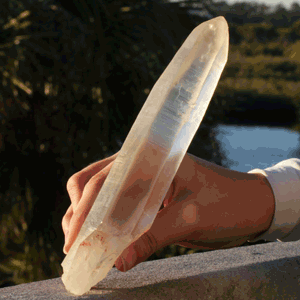 Pink Lemurian Crystal