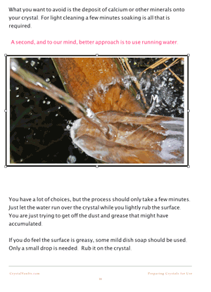 water cleaning