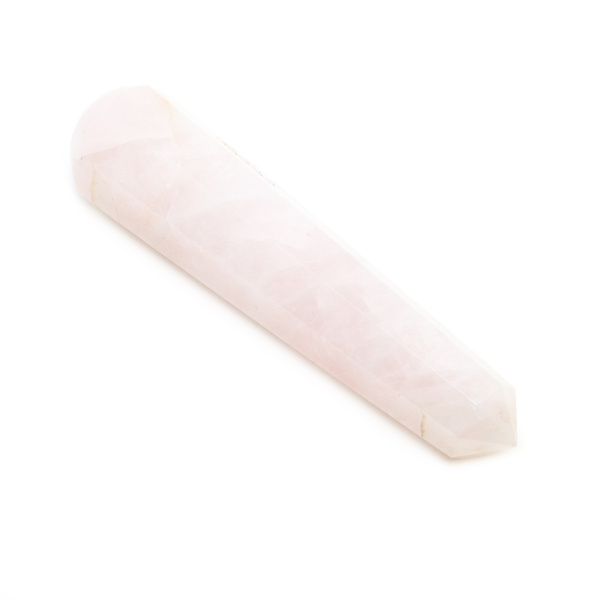 Rose Quartz Faceted Massage Wand-137414