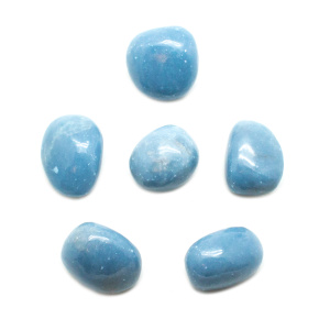 Angelite Tumbled Stone Set (Extra Large)-0