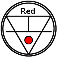 Red symbol of passion