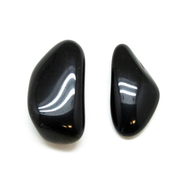 Obsidian Aura Stone Pair (Small)-183504