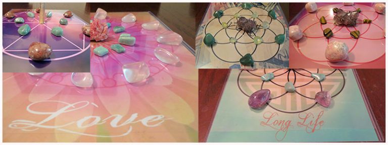 crystal grids with amber crystal grids with amber
