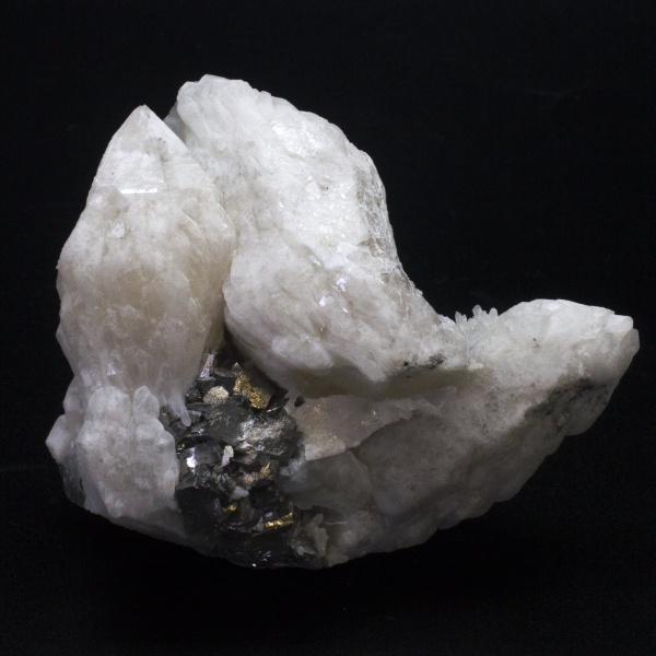 Candle Quartz with Sphalerite Cluster-0