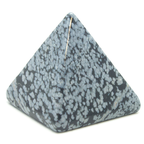 Snowflake Obsidian Pyramid-82125