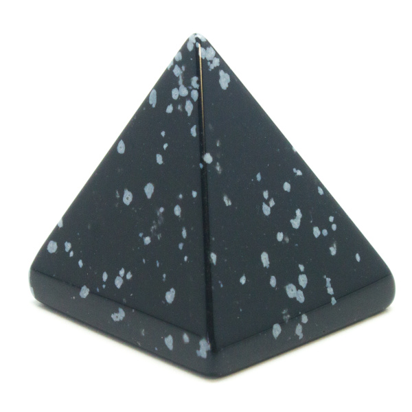 Snowflake Obsidian Pyramid-82124