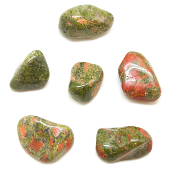 Unakite Tumbled Stone Set(LG)-84935