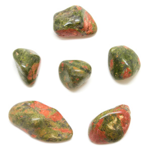 Unakite Tumbled Stone Set(LG)-0