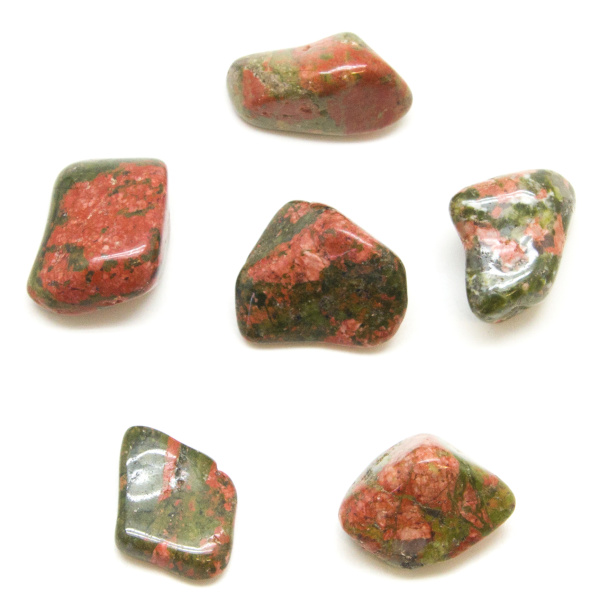 Unakite Tumbled Stone Set (Medium)-84938