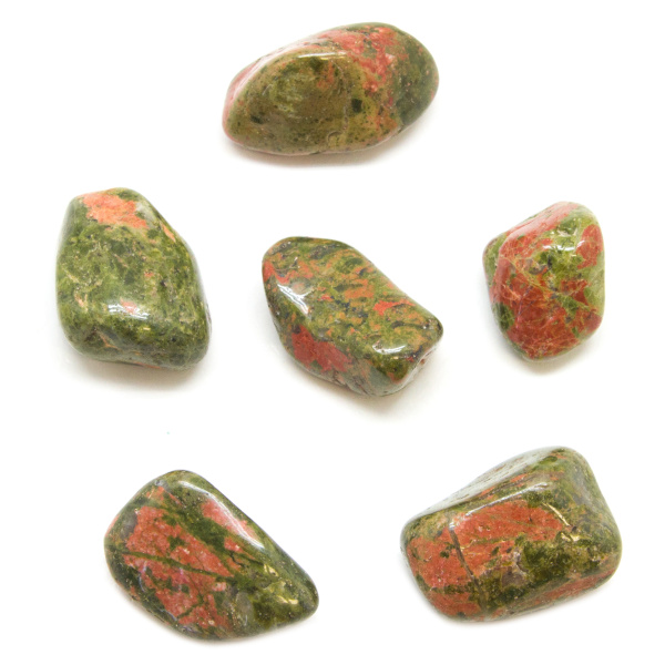 Unakite Tumbled Stone Set (Medium)-84939