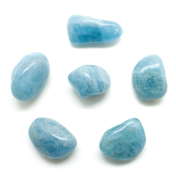 Aquamarine Tumbled Stones (Lg.)-78145