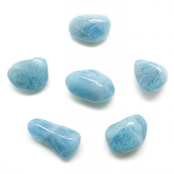 Aquamarine Tumbled Stones (Lg.)-78146