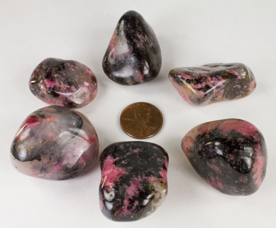 Rhodonite Tumbled Stones (XL.)-30324