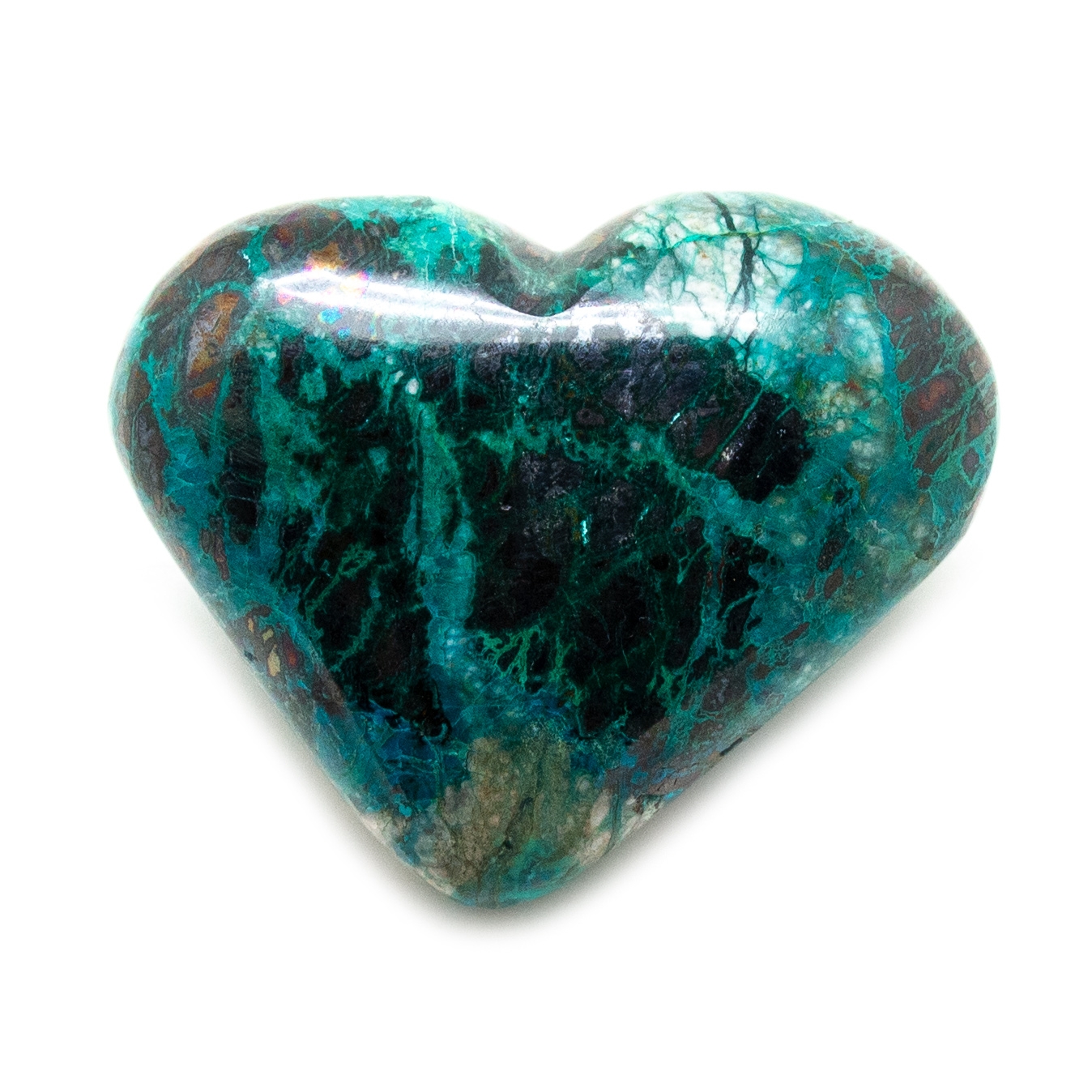 Chrysocolla Heart