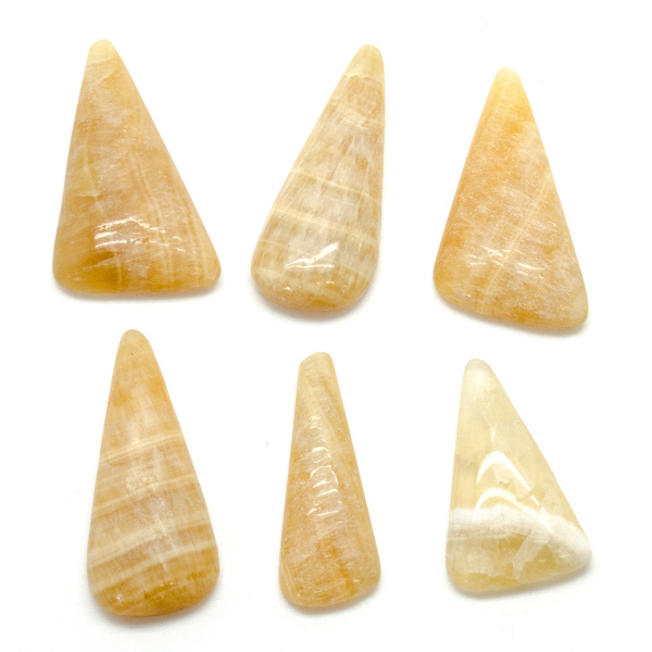 Honey Calcite Cabochon Set-0