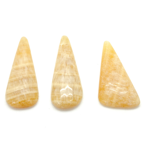 Honey Calcite Cabochon Set-75555