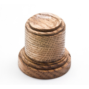 Oak Wood Sphere Stand (Sm.)-0