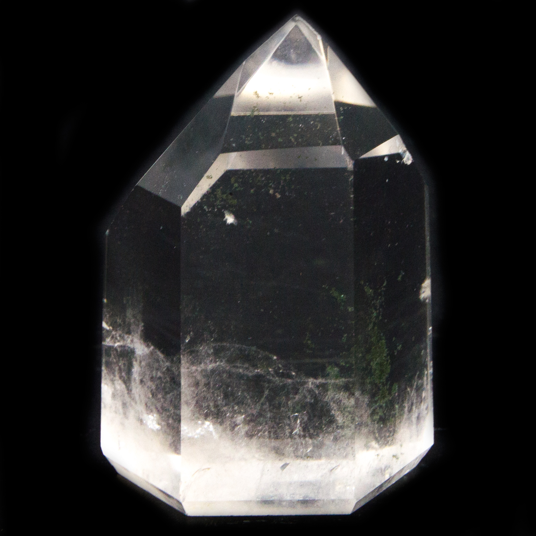 Polished Dendritic Channeling Quartz Point Crystal Vaults