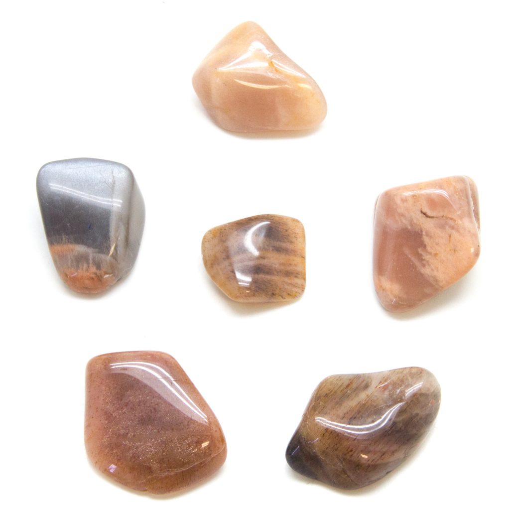 Earth Tone Moonstone Tumbled Set (Medium)-85840