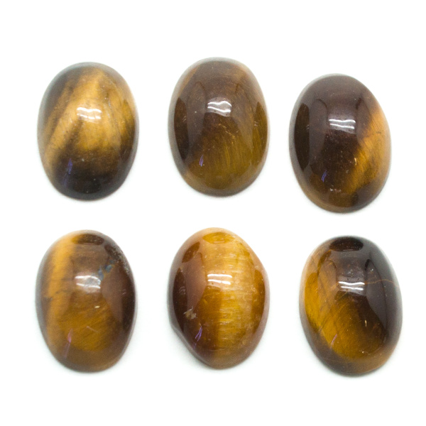 Tiger's Eye Oval Cabochon Set-0