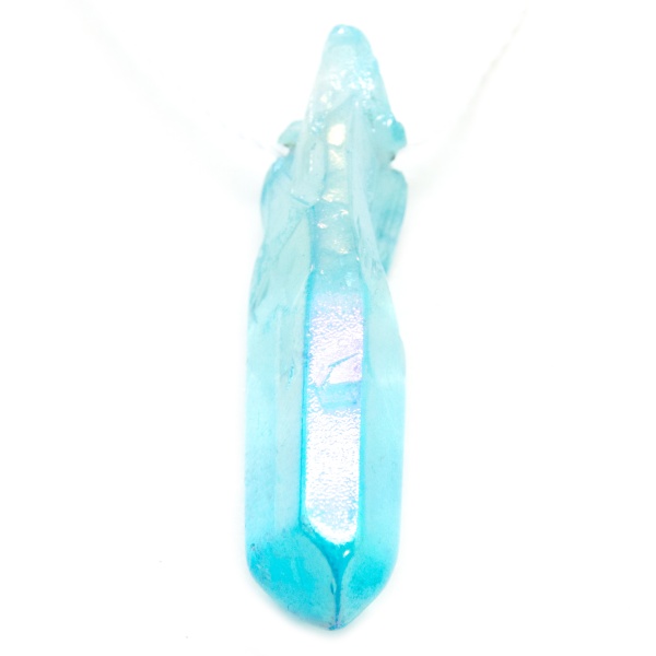 Aqua Aura Quartz Pendant (Small)-85898