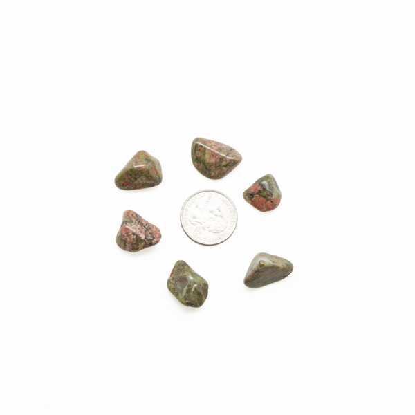 Unakite Tumbled Stone Set (Small)-91325