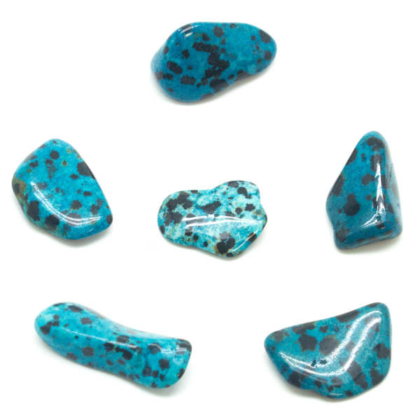 Blue Dalmatian Jasper Tumbled Set (Small)-0