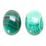 Malachite Oval Cabochon Pair-0