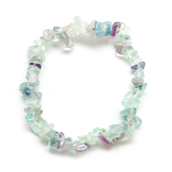 Fluorite Chip Bracelet-119698