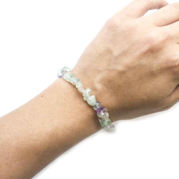 Fluorite Chip Bracelet-119697