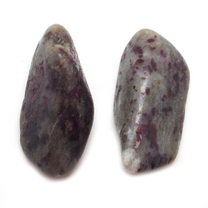 Pink Tourmaline with Matrix Aura Stone Pair (Medium)-0