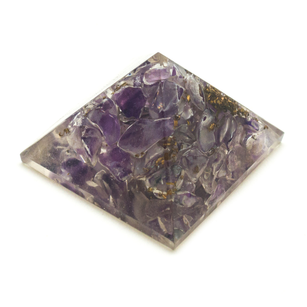 Amethyst Orgonite Pyramid-113925