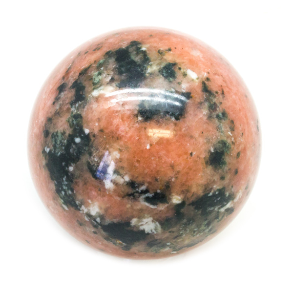 Orange Calcite Sphere (70-80 mm)-136966