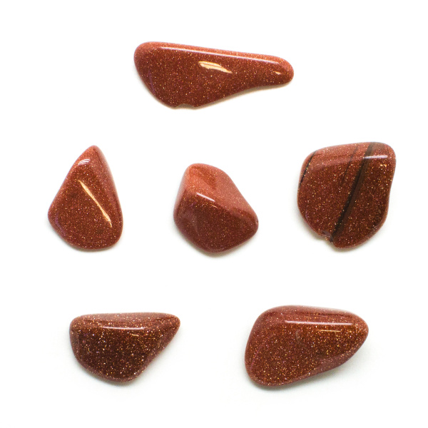 Goldstone Tumbled Stone Set (Small)-131904