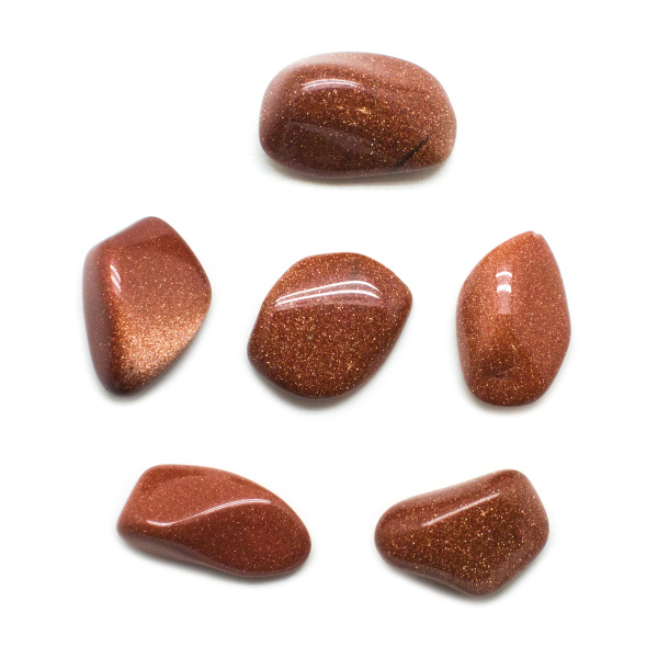 Goldstone Tumbled Stone Set (Extra Large)-132894