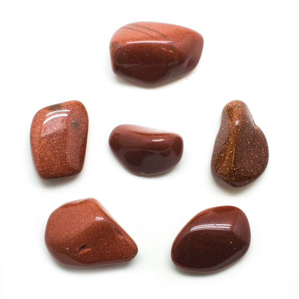 Goldstone Tumbled Stone Set (Extra Large)-0