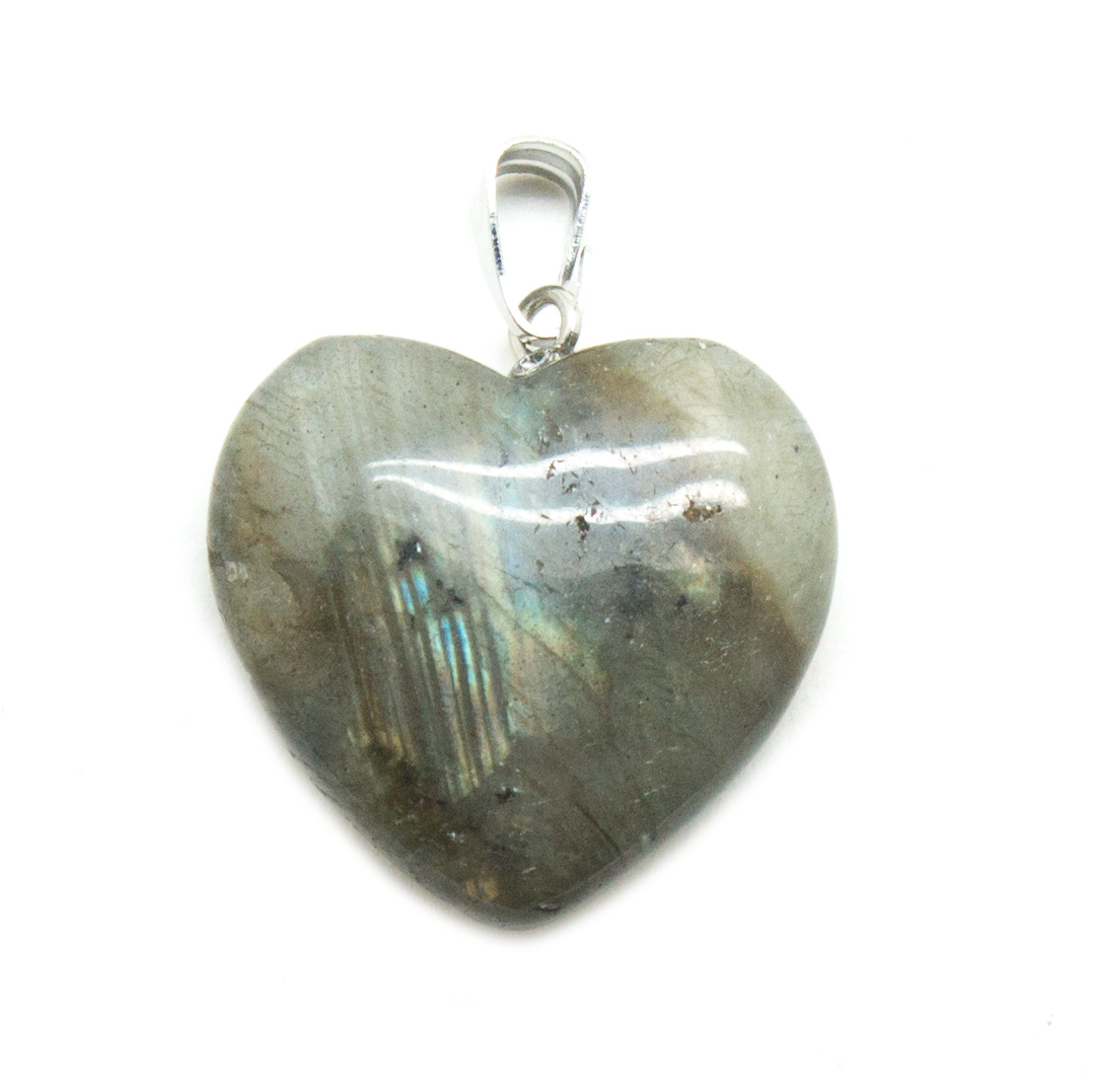 Labradorite Heart Pendant-0