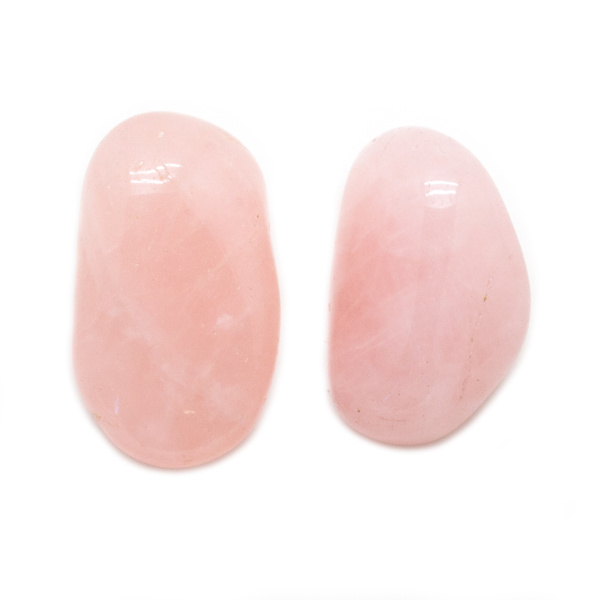 Rose Quartz Aura Stone Pair (Small)-0