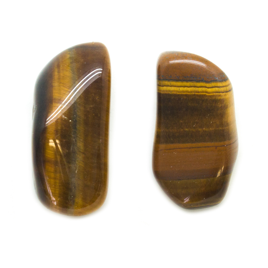 Tiger's Eye Aura Stone Pair (Small)-0