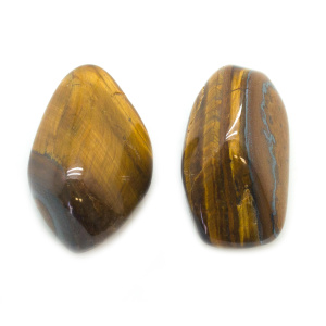 Tiger's Eye Aura Stone Pair (Small)-141647