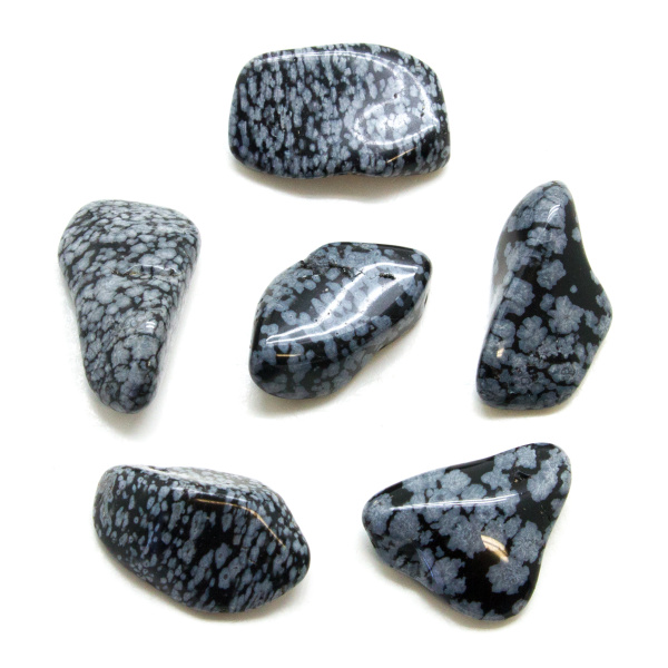 Snowflake Obsidian Tumbled Stone Set (Extra Large)-147775