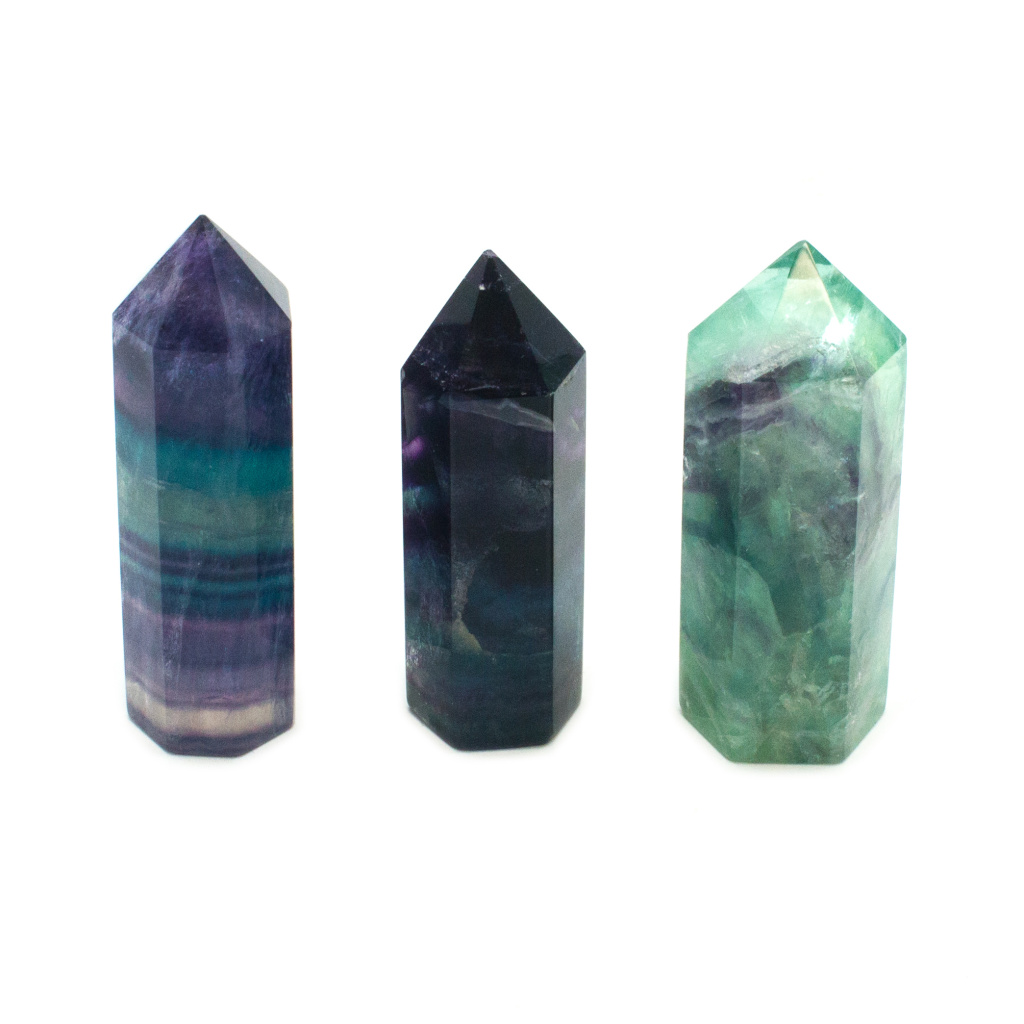 Polished Fluorite Point-141574