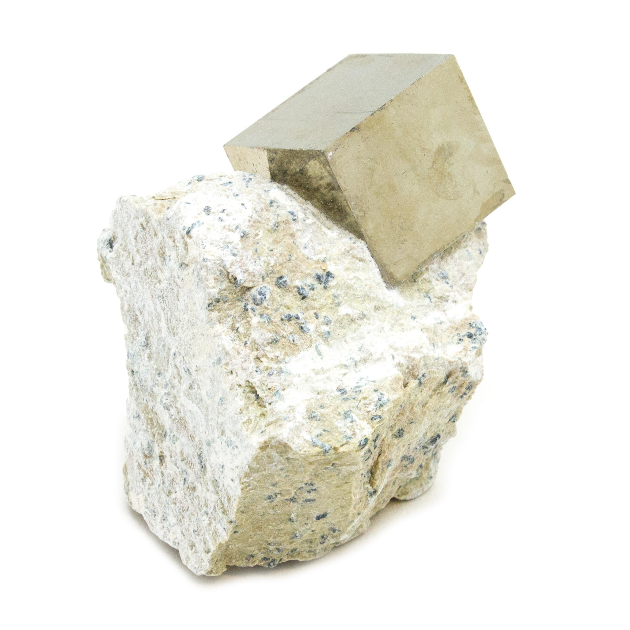 Pyrite Cube on Matrix-151156
