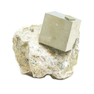 Pyrite Cube on Matrix-0