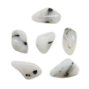 Tourmalinated Quartz Tumbled Stone Set (Extra Large)-0