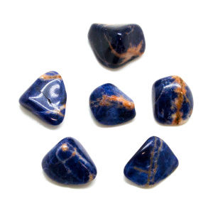 Sunset Sodalite Tumbled Stone Set (Small)-0