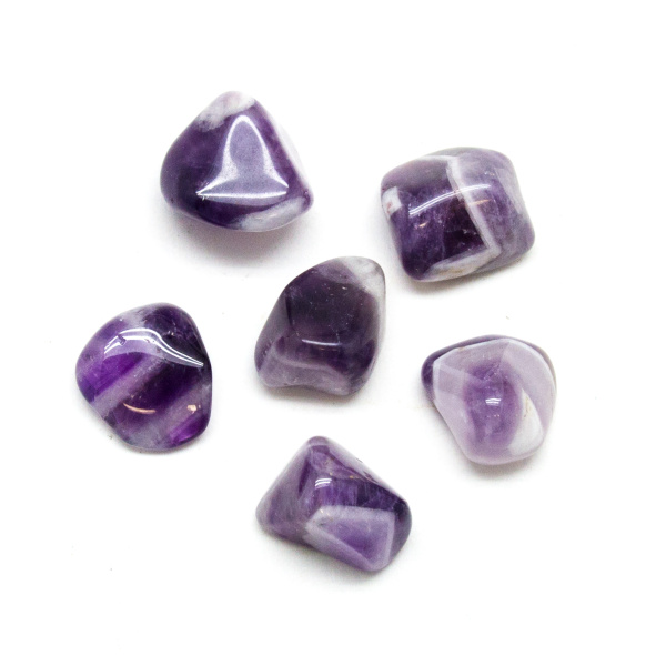 Banded Amethyst Tumbled Set(Medium)-156969