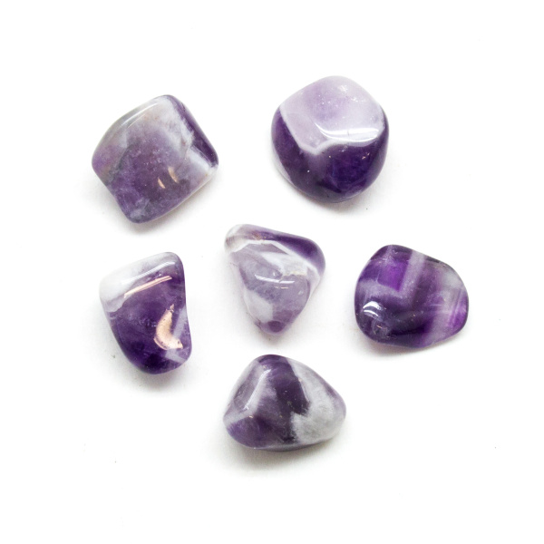 Banded Amethyst Tumbled Set(Medium)-156970