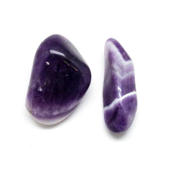 Banded Amethyst Aura Stone Pair (Small)-156987